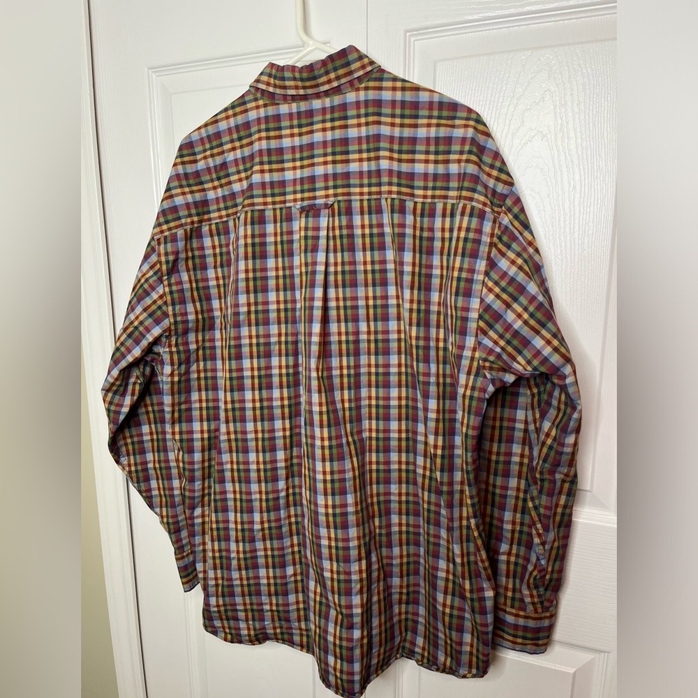 Pendleton Multicolor Plaid Collared Button Down Long Sleeve Men’s Shirt Size XL - Picture 7 of 8